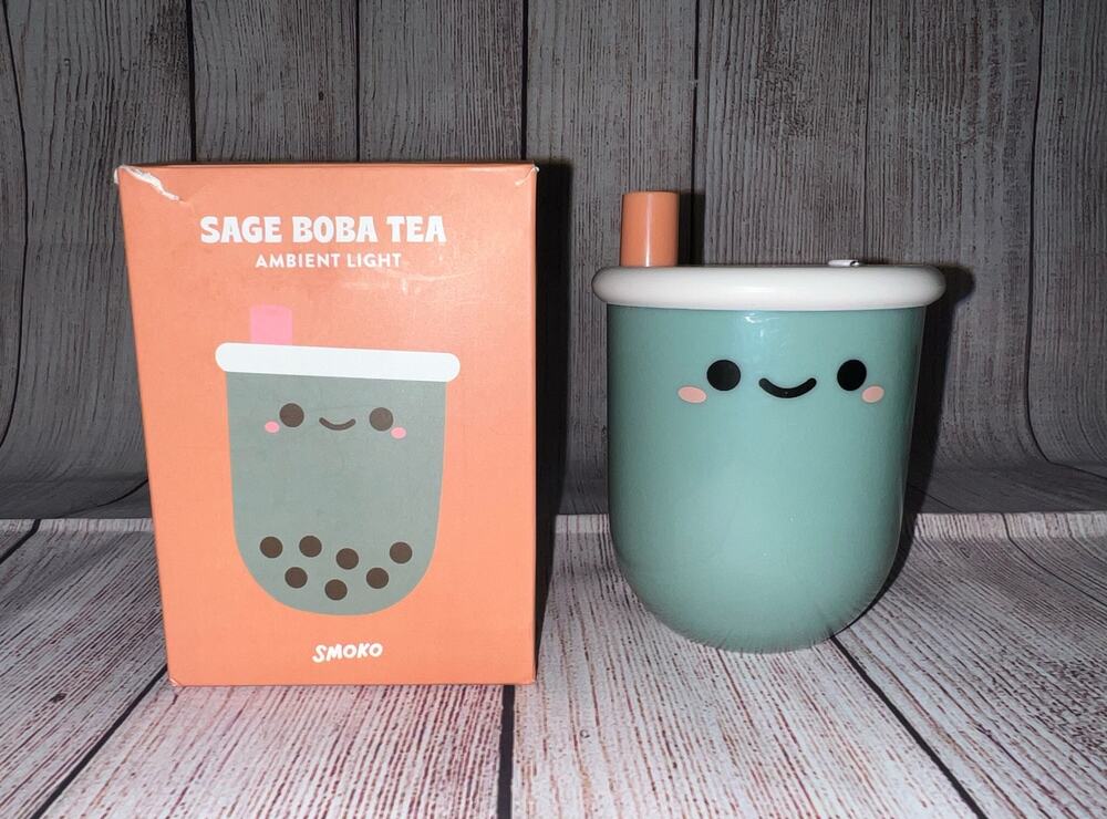 NIB Smoko Sage Boba Tea Ambient Light Energy efficient LED lamp